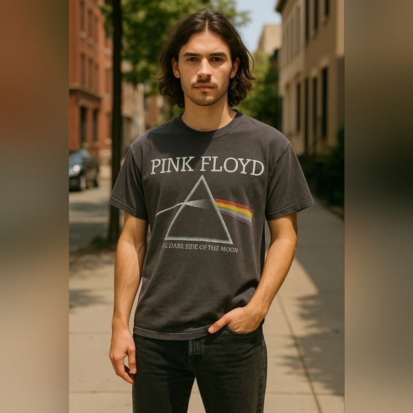 Pink Floyd Other - H&M Pink Floyd The Dark Side of the Moon Tee Vintage Rock Loose Fit Shirt